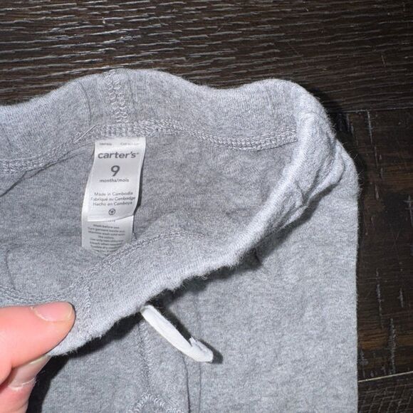 Carters 9m boys gray pants - Picture 2 of 2